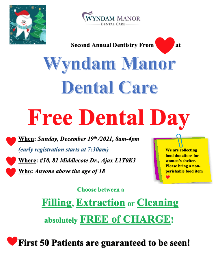 Wyndam Manor Dental Care - FREE Dental Day!